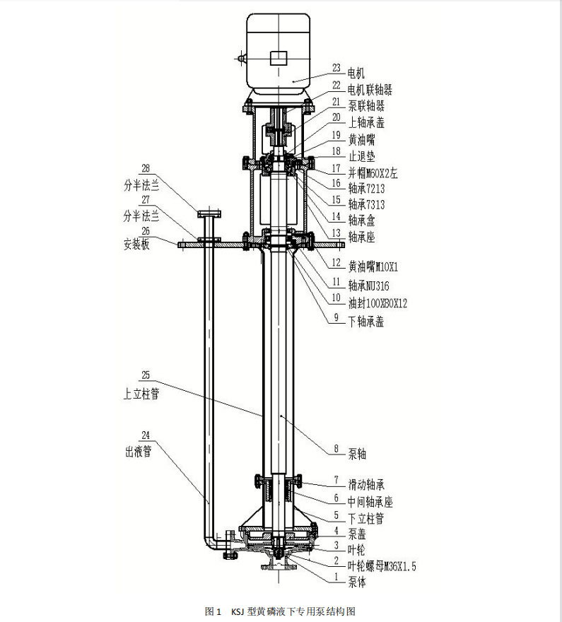 KSJ型黄磷悬臂液下专用华球(中国)公司